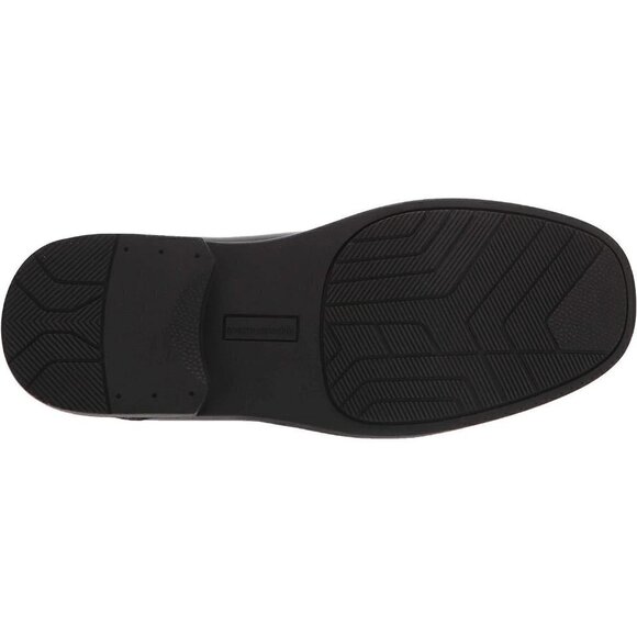 NWT Boys Child Sz 12 Loafers Dress Shoes Slide On Black Unisex Amazon Essentials - Picture 5 of 7